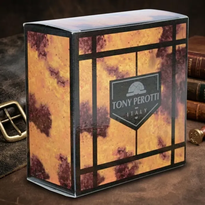 Чоловічий ремінь з натуральної шкіри Tony Perotti Cinture 0106 nero (90343) Чорний