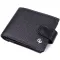 Стильне портмоне з люксової зернистої шкіри флотар GRANDE PELLE 22875 Чорний