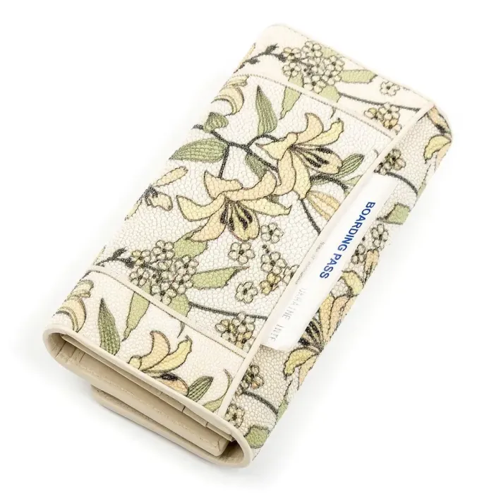 Гаманець жіночий STINGRAY LEATHER 18125 із натуральної шкіри морського ската Бежевий