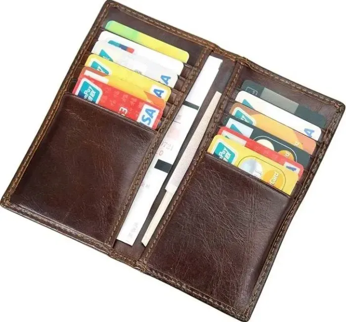 Кредитниця Vintage 14512 шкіряна Коричнева