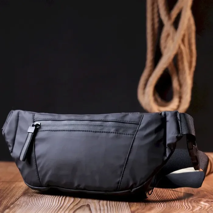 Бананка мужская из нейлона Vintage 20577 Черный