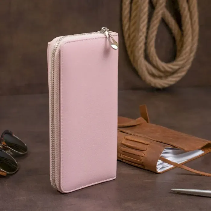 Гаманець пастельний ST Leather 19297 Рожевий