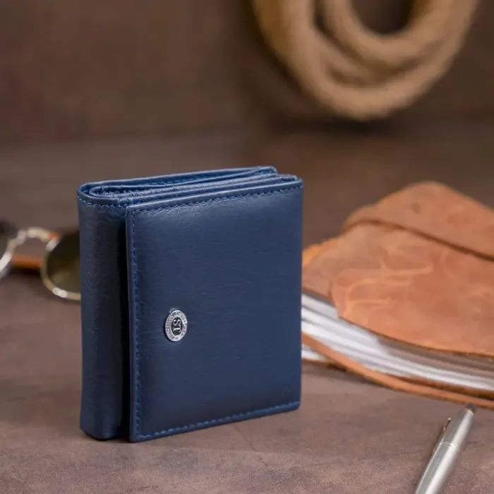 Компактный кошелек женский ST Leather 19261 Синий