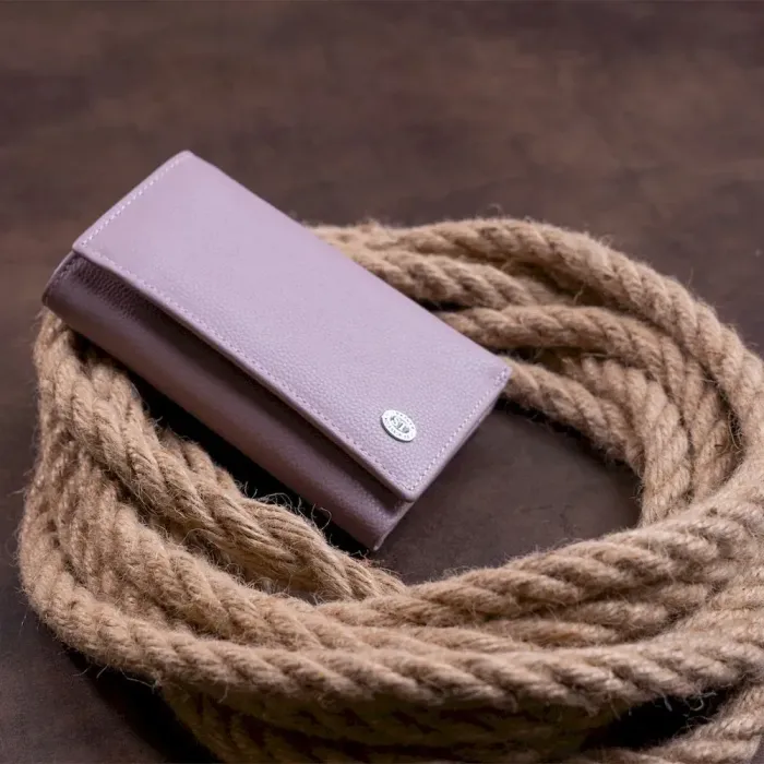 Гаманець горизонтальний з монетником на блискавці жіночий ST Leather 19361