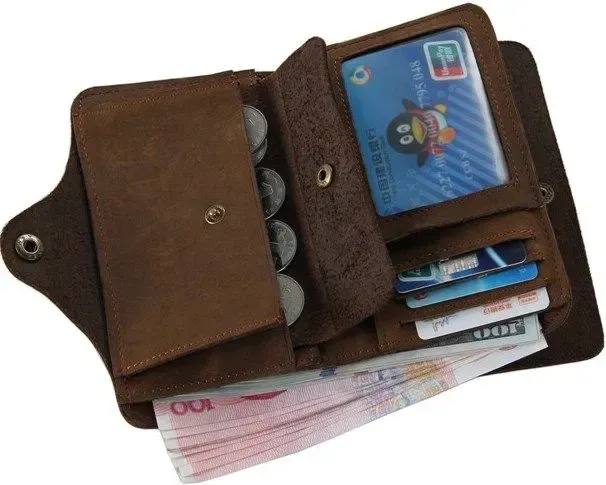 Гаманець чоловічий Vintage 14484 Коричневий