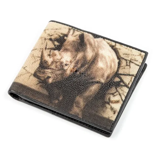 Гаманець STINGRAY LEATHER 18129 із натуральної шкіри морського ската