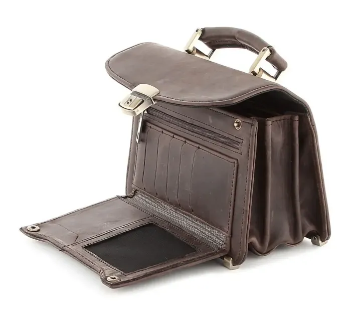 Барсетка SHVIGEL 00758 Коричнева