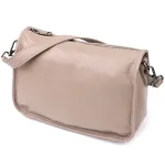 Стильна жіноча сумка на плече з натуральної шкіри Vintage 23002 Темно-сірий