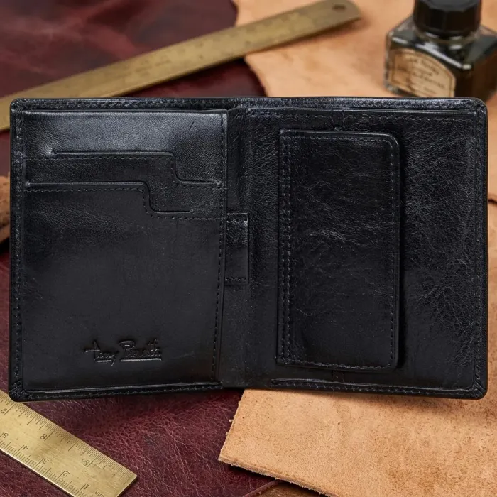 Жіноче вертикальне портмоне Tony Perotti Nevada 3504 nero (90652) Чорне