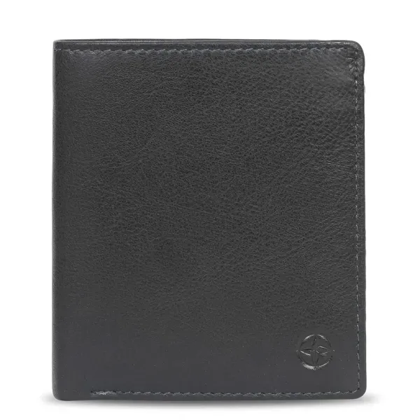 Чоловіче портмоне Tony Perotti з натуральної шкіри Cortina 5079 nero (90123) Чорне