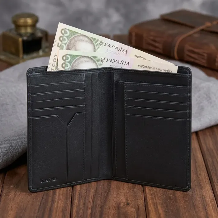 Чоловіче портмоне Tony Perotti Cortina 5050 nero (90108) Чорне