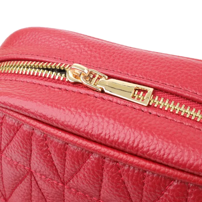 Яскрава жіноча сумка на кожен день із натуральної шкіри Vintage 22903 Червоний