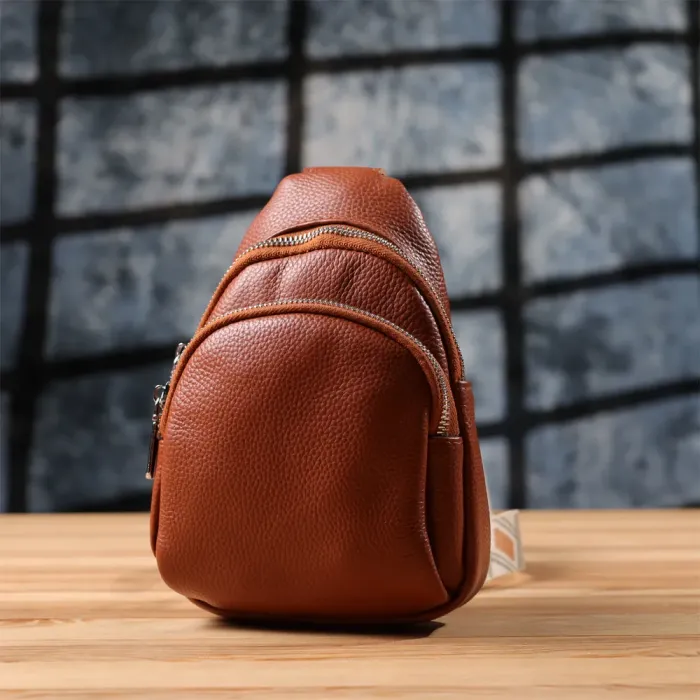 Жіноча шкіряна сумка Vintage 22938 Коричневий