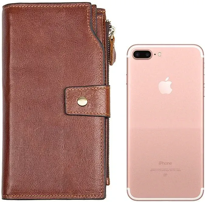 Кошелек мужской Vintage 14372 Коричневый