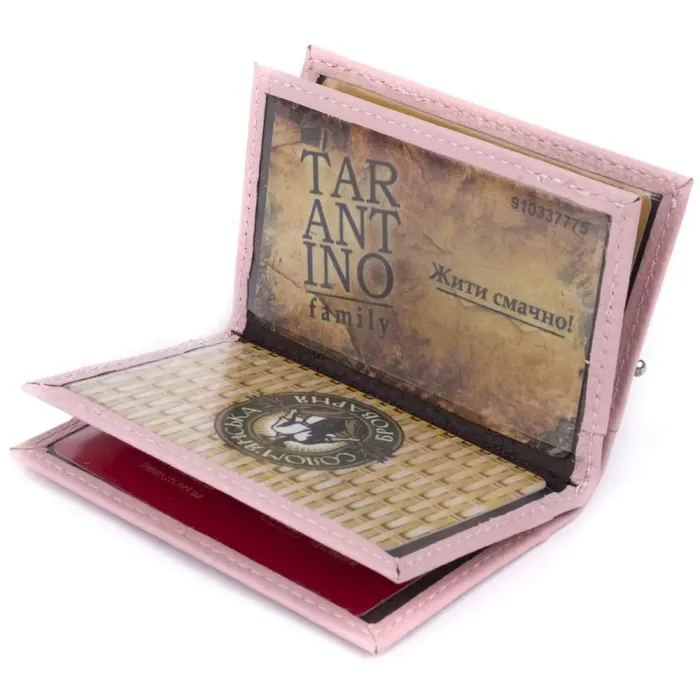 Візитниця-книжка ST Leather 19220 Рожева