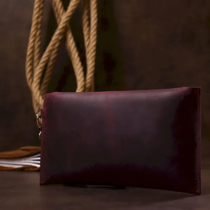 Урожай жіночий тревел-косметичка Shvigel 16429 Бордовий