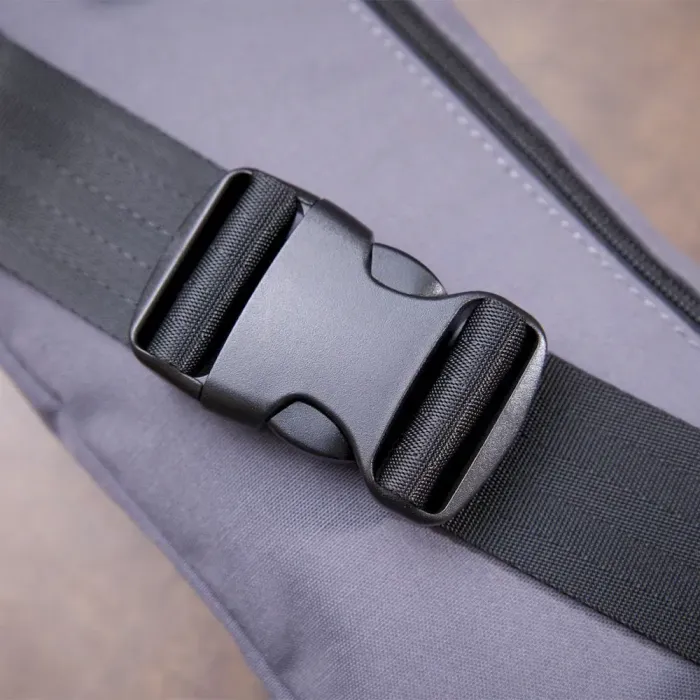 Бананка нейлон Vintage 20638 Сіра