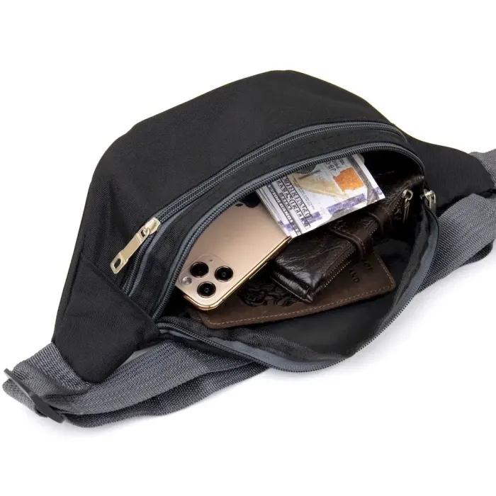 Бананка текстильна Vintage 20500 Чорна