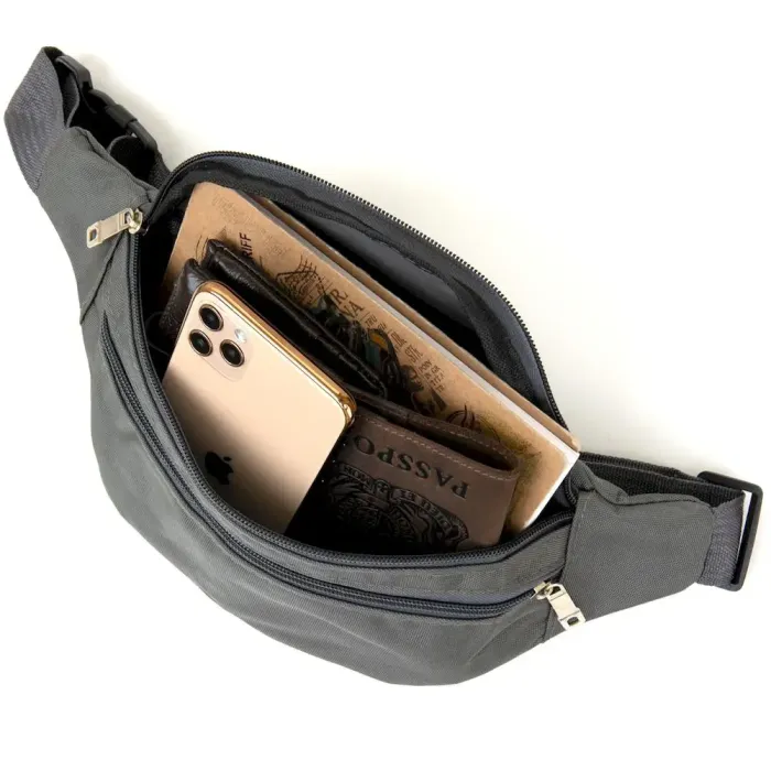 Бананка текстильна Vintage 20502 Сіра