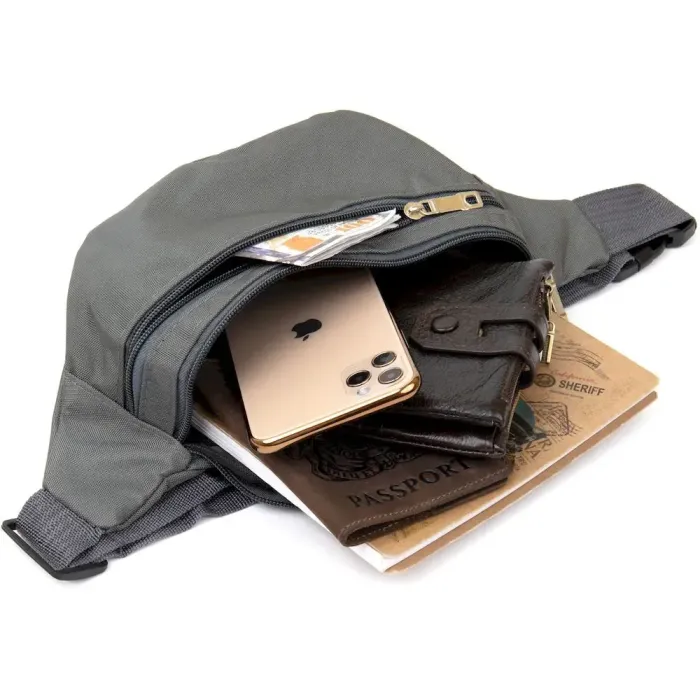 Бананка текстильна Vintage 20502 Сіра