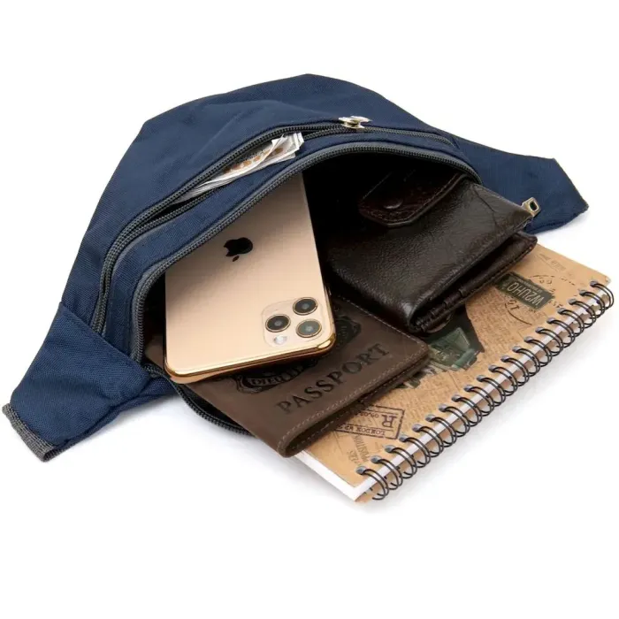 Бананка текстильна Vintage 20503 Синя