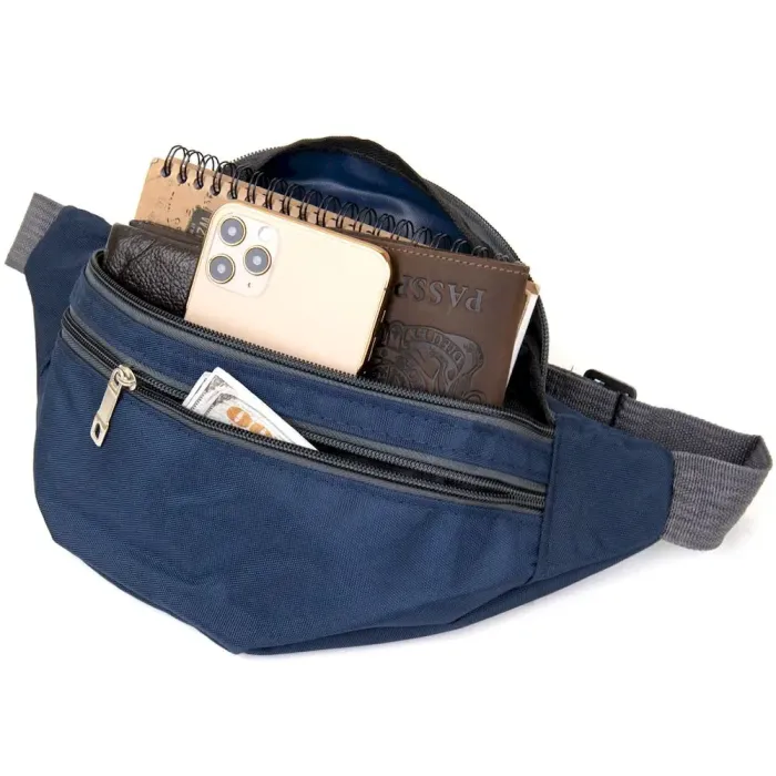 Бананка текстильна Vintage 20503 Синя