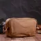 Барсетка для чоловіків на два відділення з якісного текстилю Vintage 22235 Коричневий