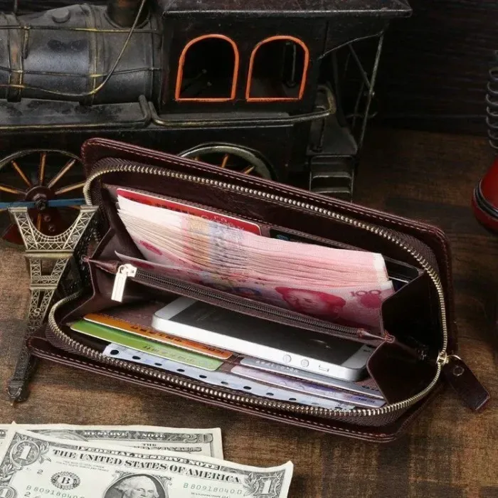 Барсетка зі шкіри чоловіча Vintage 14196