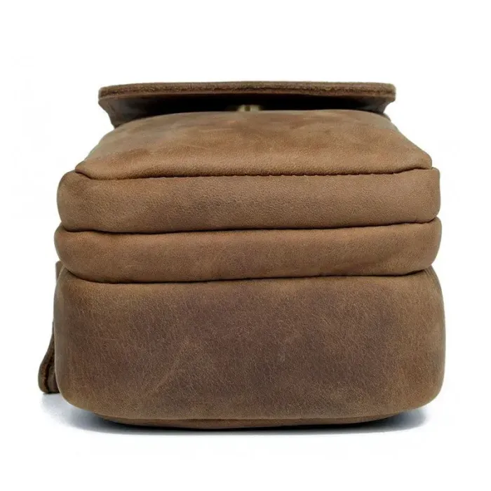 Барсетка чоловіча компактна Vintage 14968 Руда