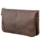 Барсетка чоловіча вінтажна GRANDE PELLE 11145 шкіряна Коричнева