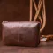 Барсетка чоловіча вінтажна GRANDE PELLE 11145 шкіряна Коричнева