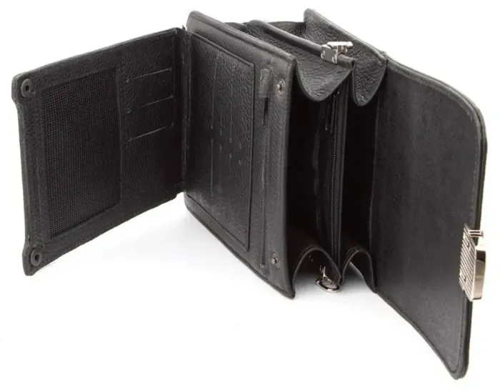 Барсетка SHVIGEL 00380 Чорна