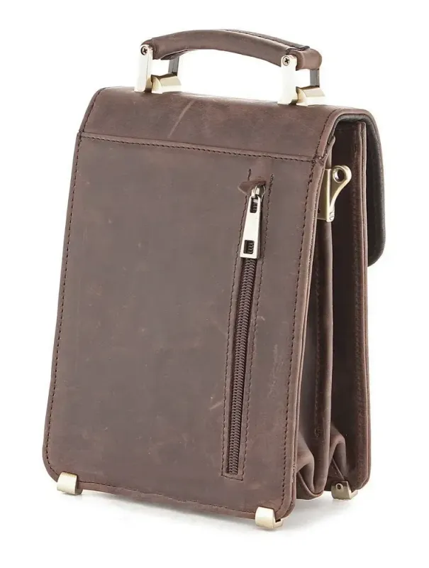 Барсетка SHVIGEL 00756 Коричнева