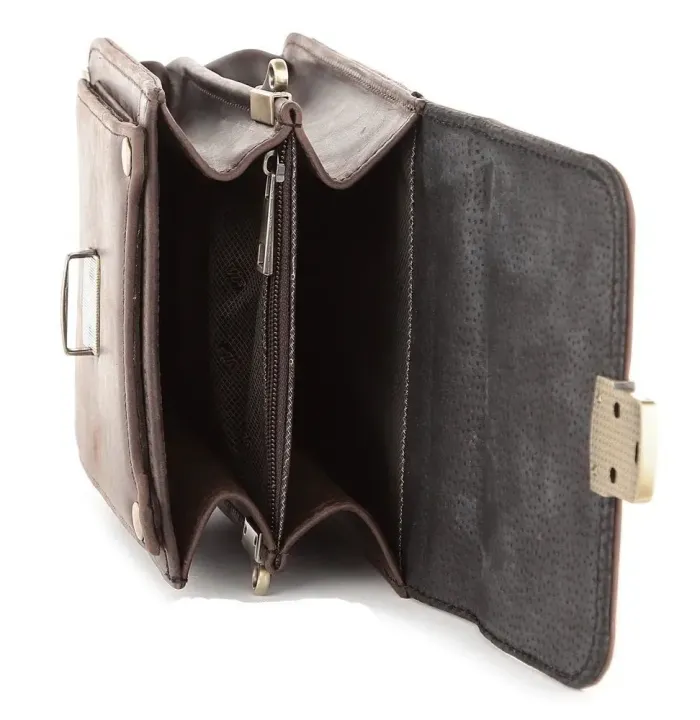 Барсетка SHVIGEL 00759 Коричнева