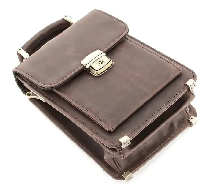 Барсетка SHVIGEL 00759 Коричнева