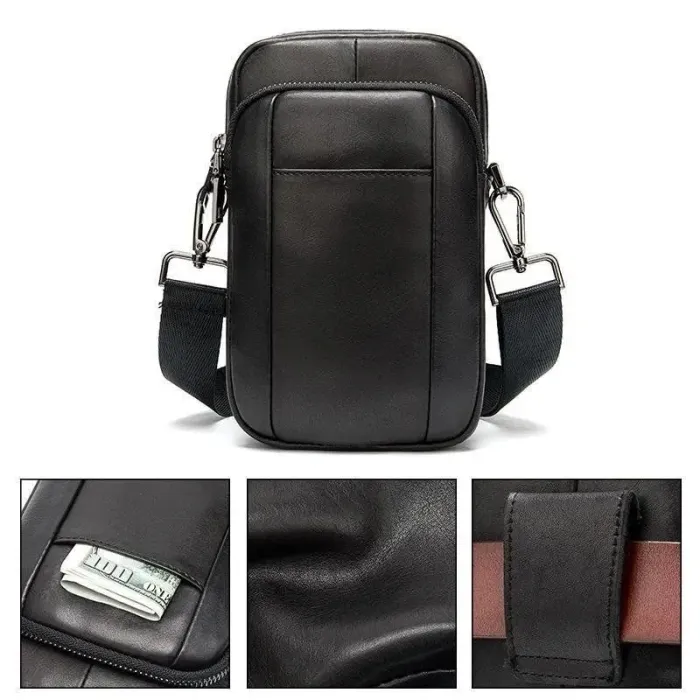 Барсетка Vintage 20016 Чорна