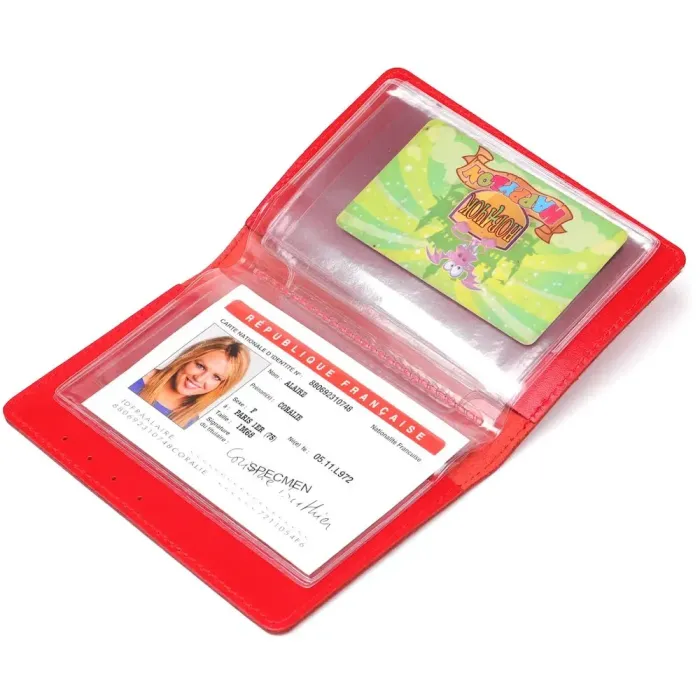 Велика обкладинка на водійські документи SHVIGEL 13984 Червона