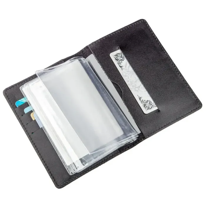 Велика обкладинка на документи водія SHVIGEL 13985 Чорна