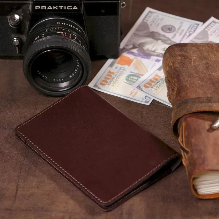 Велика обкладинка на документи водія SHVIGEL 13986 Коричнева