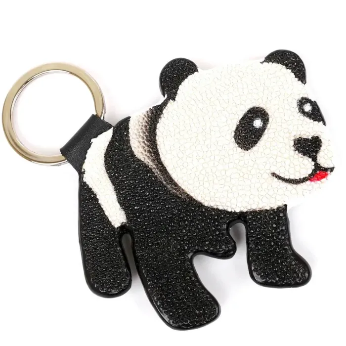 Брелок сувенір STINGRAY LEATHER 18123 із натуральної шкіри морського ската Чорний