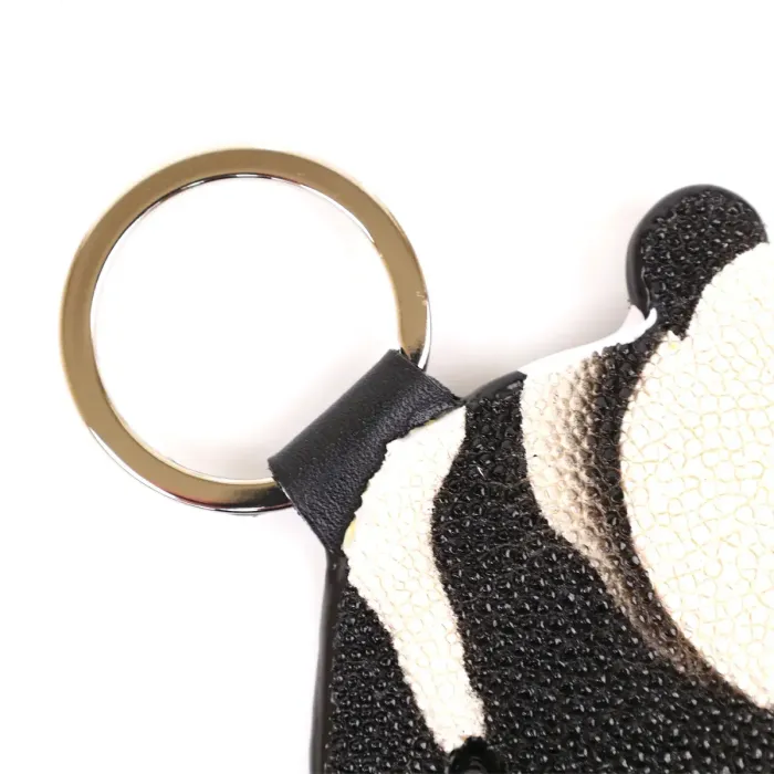 Брелок сувенір STINGRAY LEATHER 18123 із натуральної шкіри морського ската Чорний