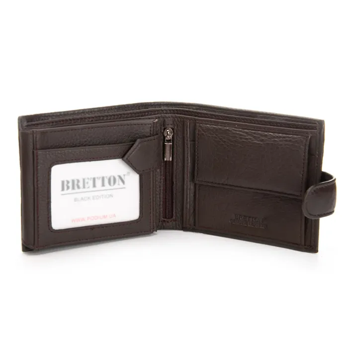 Кошелек BE Мужской кожа BRETTON 208-3204 brown