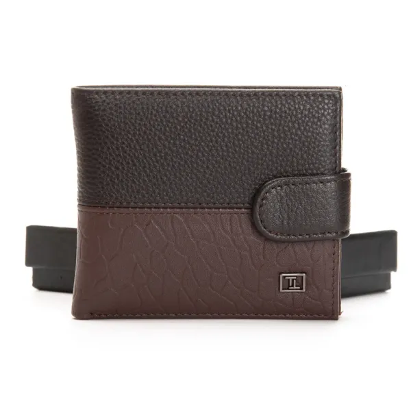 Кошелек BE Мужской кожа BRETTON 208V-L1 brown mix