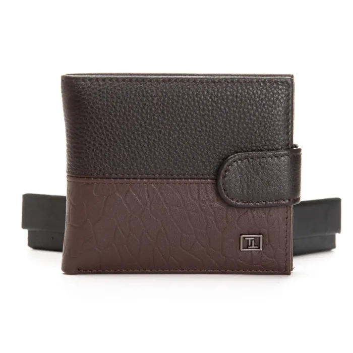 Кошелек BE Мужской кожа BRETTON 208V-L1 brown mix