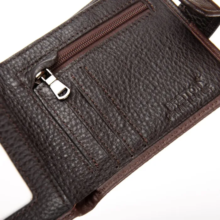 Кошелек BE Мужской кожа BRETTON 208V-L1 brown mix