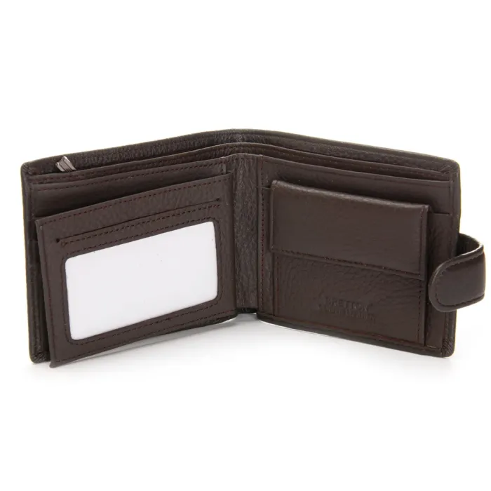 Кошелек BE Мужской кожа BRETTON M3602 brown
