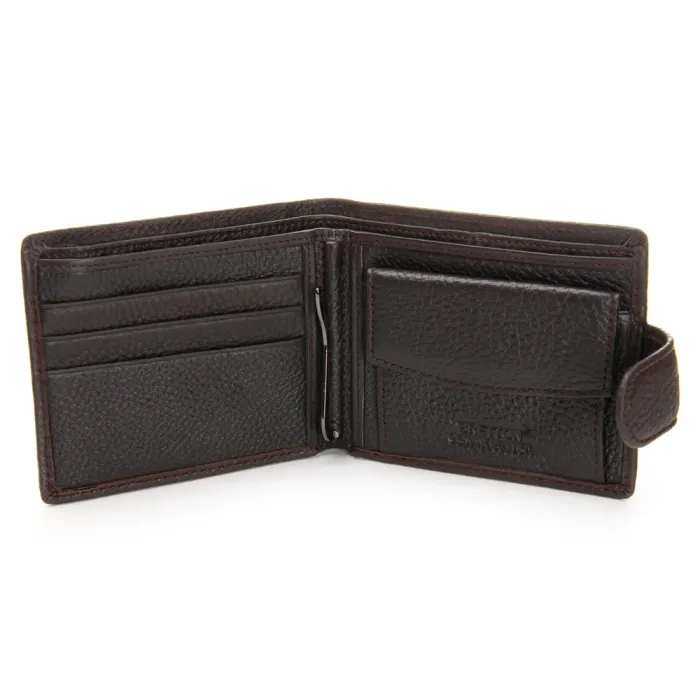 Кошелек BE Мужской кожа BRETTON 208-0613 brown