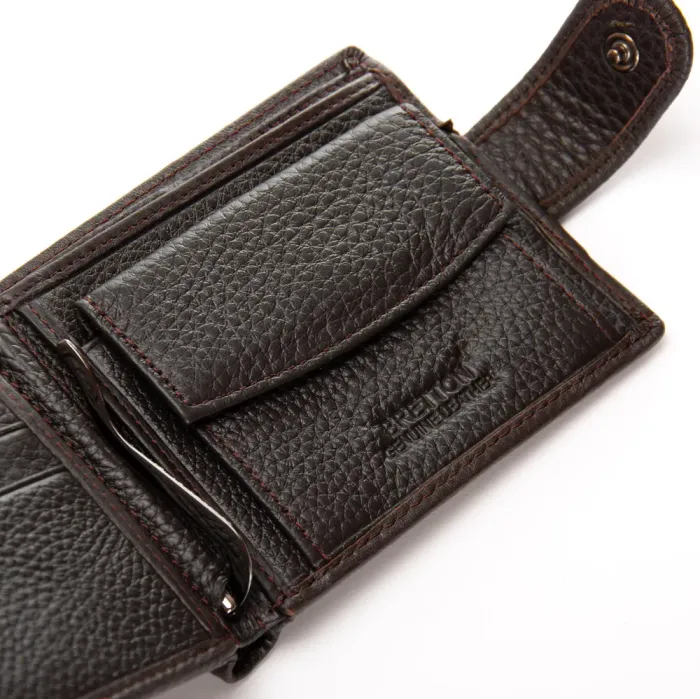 Кошелек BE Мужской кожа BRETTON 208-0613 brown