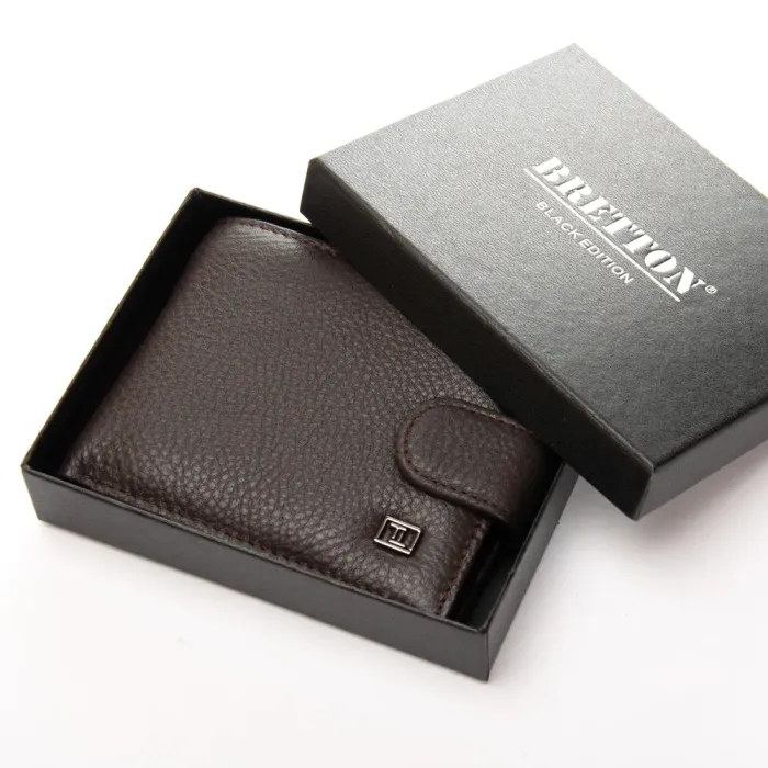 Кошелек BE Мужской кожа BRETTON 208-0613 brown