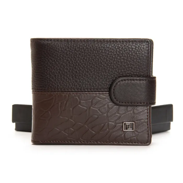 Кошелек BE Мужской кожа BRETTON 408L brown mix